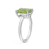 Toi et Moi Personalized Peridot Birthstone Anniversary Ring