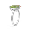 Toi et Moi Personalized Peridot Birthstone Anniversary Ring