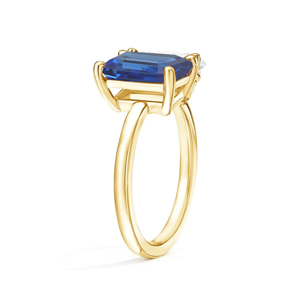 Toi et Moi Personalized Sapphire Birthstone Anniversary Ring