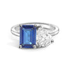 Toi et Moi Personalized Sapphire Birthstone Anniversary Ring