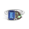 Toi et Moi Personalized Sapphire Birthstone Anniversary Ring