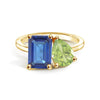 Toi et Moi Personalized Sapphire Birthstone Anniversary Ring