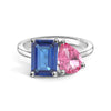 Toi et Moi Personalized Sapphire Birthstone Anniversary Ring