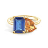Toi et Moi Personalized Sapphire Birthstone Anniversary Ring