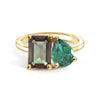 Toi et Moi Personalized Alexandrite Birthstone Anniversary Ring