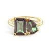 Toi et Moi Personalized Alexandrite Birthstone Anniversary Ring