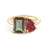 Toi et Moi Personalized Alexandrite Birthstone Anniversary Ring