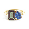 Toi et Moi Personalized Alexandrite Birthstone Anniversary Ring