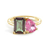 Toi et Moi Personalized Alexandrite Birthstone Anniversary Ring