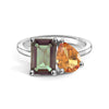 Toi et Moi Personalized Alexandrite Birthstone Anniversary Ring