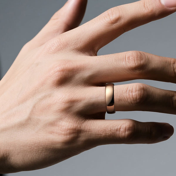 6mm High Polished Finish Comfort Fit Men's Wedding Band