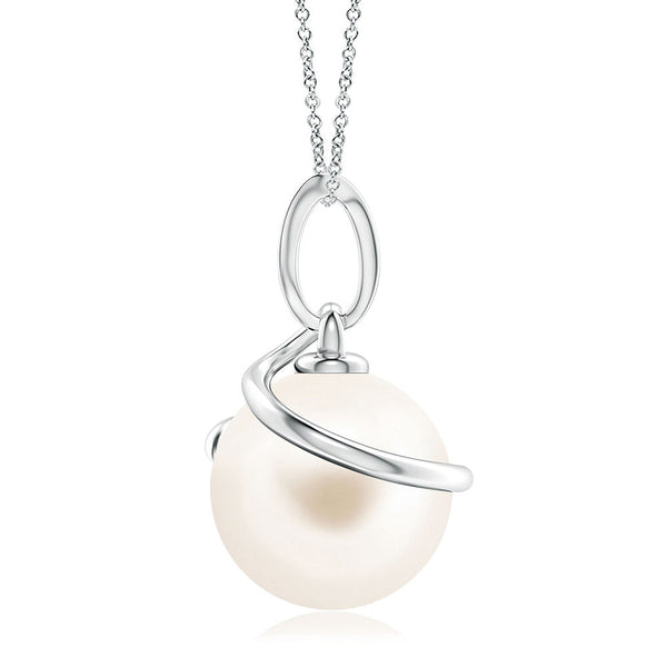 8mm Freshwater Cultured Pearl Pendant & Ring Set