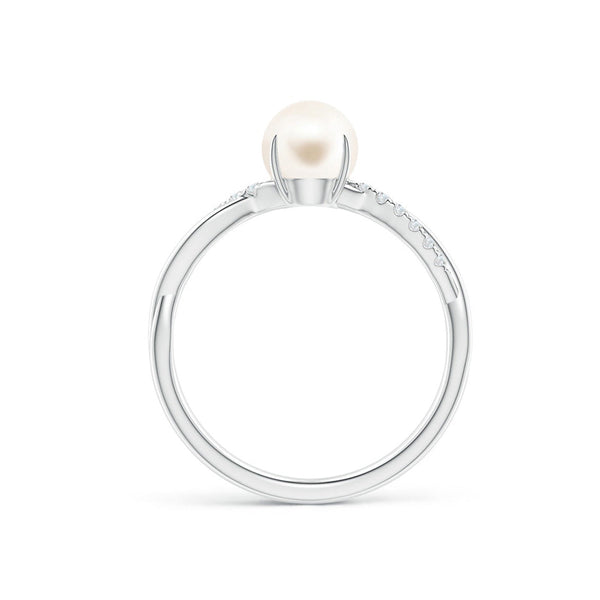 8mm Freshwater Cultured Pearl Pendant & Ring Set