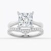 Classic Solitaire Princess Cut Engagement Ring
