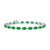 9.2 CT. Classic Oval Emerald Tennis Bracelet