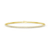 Classic 2.5mm Moissanite Basket Tennis Bracelet