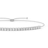 Petite 2.2mm Adjustable Moissanite Bolo Bracelet