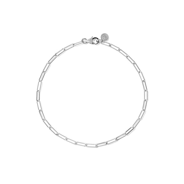 Minimalist Paperclip Chain Bracelet