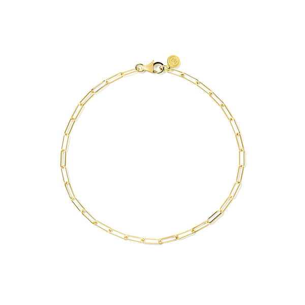 Minimalist Paperclip Chain Bracelet
