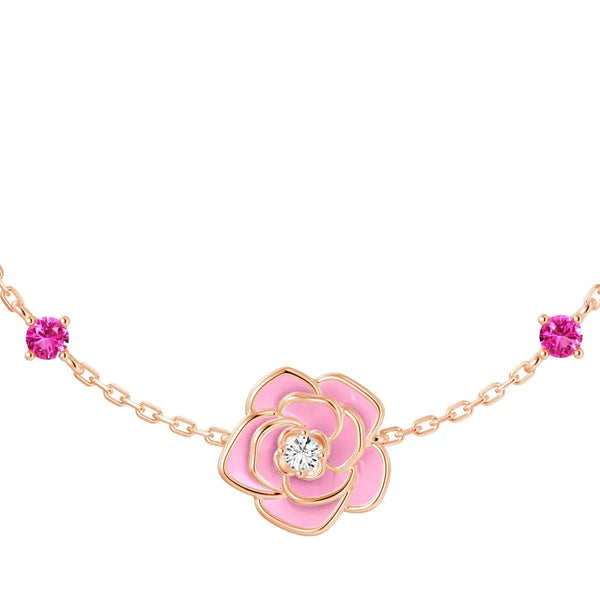 "Blossom of Compassion" Breast Cancer Awareness Bracelet