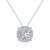 1 CT. Vintage Round Moissanite Necklace