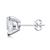 1 CT. Heart Shaped Birthstone Gemstone Stud Earrings
