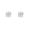 4 ctw Cushion Cut Moissanite 4 Prong Solitaire Stud Earrings