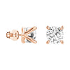 1 CT. Cushion Cut Moissanite Earring Studs