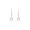 8mm Freshwater Cultured Pearl Leverback Earrings