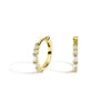 Eternal Radiance Hoop Lab Grown Diamond Earrings