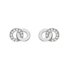 Interlocking Dual Hoop Earrings