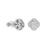 Radiating Sunburst Moissanite Necklace And Stud Earrings Set