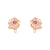 "Rose of Resilience" Breast Cancer Awareness Stud Earrings