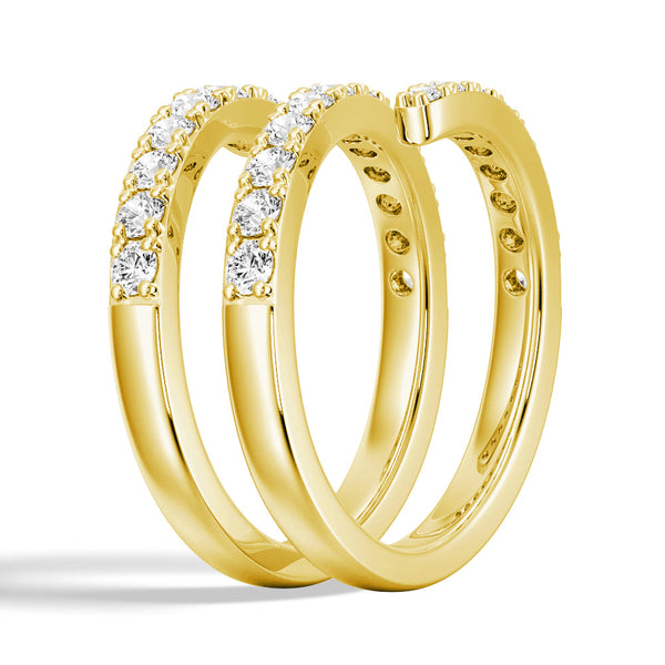 Triple Band Lab Grown Diamond Ring