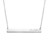 Bar Necklace with Engraving