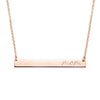 Bar Necklace with Engraving