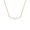 Graduated Five Freshwater Cultured Pearls Necklace
