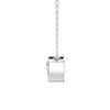 1 CT. Round Cut Moissanite Bezel Set Pendant Necklace
