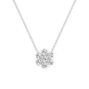 Classic Cluster Flower Moissanite Necklace