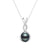 8MM Tahitian Pearl Twist Pendant Necklace
