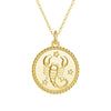 Scorpio Constellation Lab Grown Diamond Birthstone Pendant Necklace
