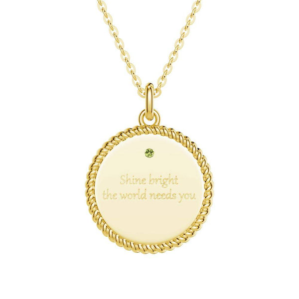 Leo Constellation Lab Grown Diamond Birthstone Pendant Necklace