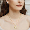 Freshwater Pearl Pendant Necklace And Earrings Set