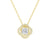 Radiating Sunburst Moissanite Necklace