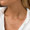 Minimalist Paperclip Chain Necklace