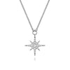 Starburst Moissanite Pendant Necklace