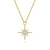 Starburst Moissanite Pendant Necklace