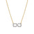 Infinity Pave Moissanite Pendant Necklace