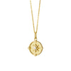 Compass Star Moissanite Pendant Necklace