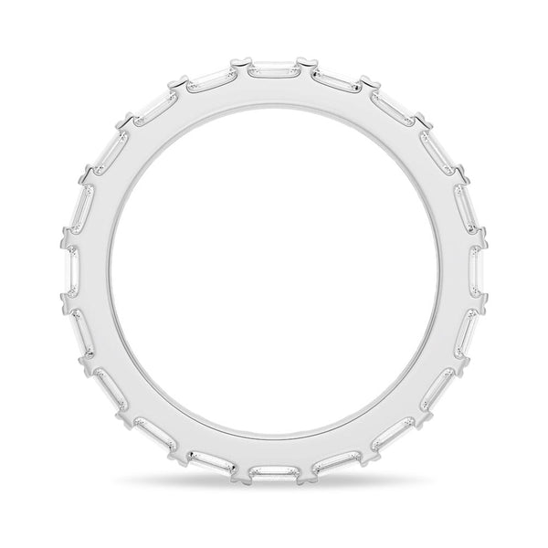 1.2 CT. Slim Baguette Moissanite Stackable Band